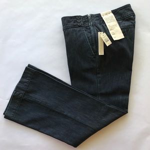 Talbots 6P Signature Wide Trouser Jeans NWT